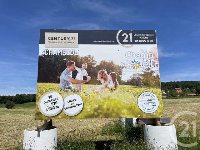 Afficher la photo en grand terrain à vendre - 850.0 m2 - CHAMESOL - 25 - FRANCHE-COMTE - Century 21 L'Immobilier Nouveau