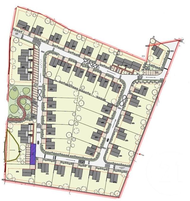 terrain à vendre - 701.0 m2 - MAICHE - 25 - FRANCHE-COMTE - Century 21 Avenir Immobilier