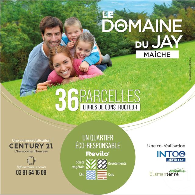 terrain à vendre - 701.0 m2 - MAICHE - 25 - FRANCHE-COMTE - Century 21 Avenir Immobilier